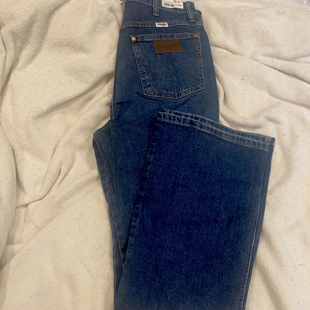 dark wash wranglers